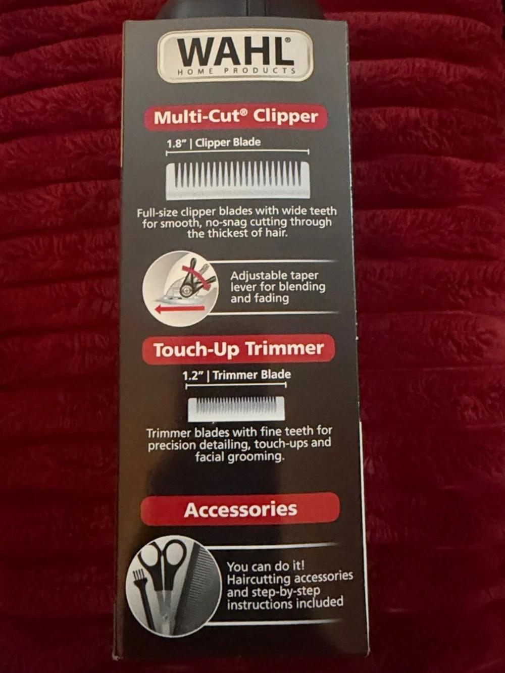 Wahl Chrome Pro Combo Haircutting & Touch-Up Kit - Silver, Black, Yellow